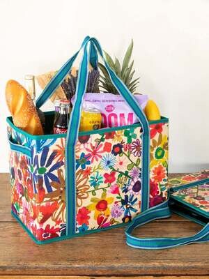 Heavy Duty Box Bags - Bright Floral Garden