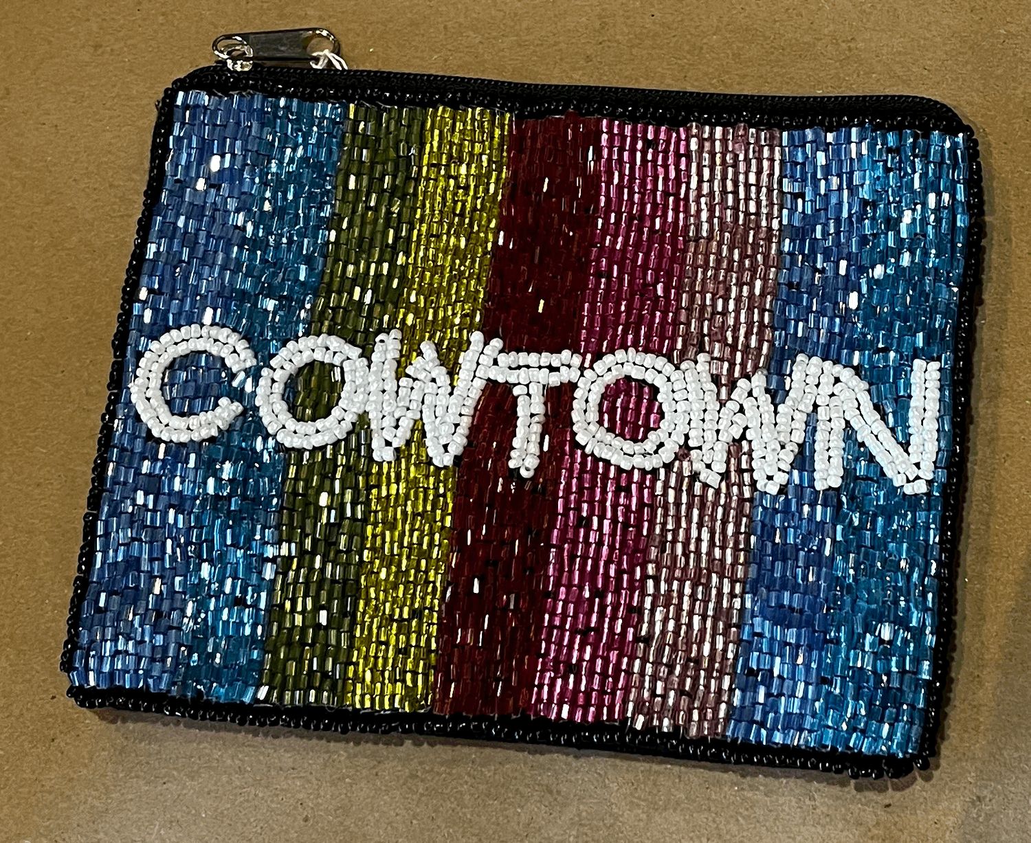 Beaded Cowtown Pouch