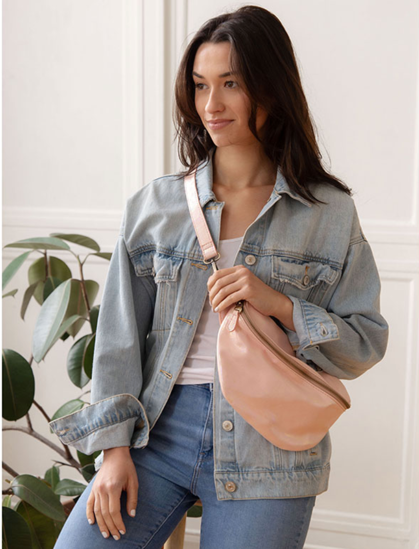 White Holographic Twyla Belt Bag