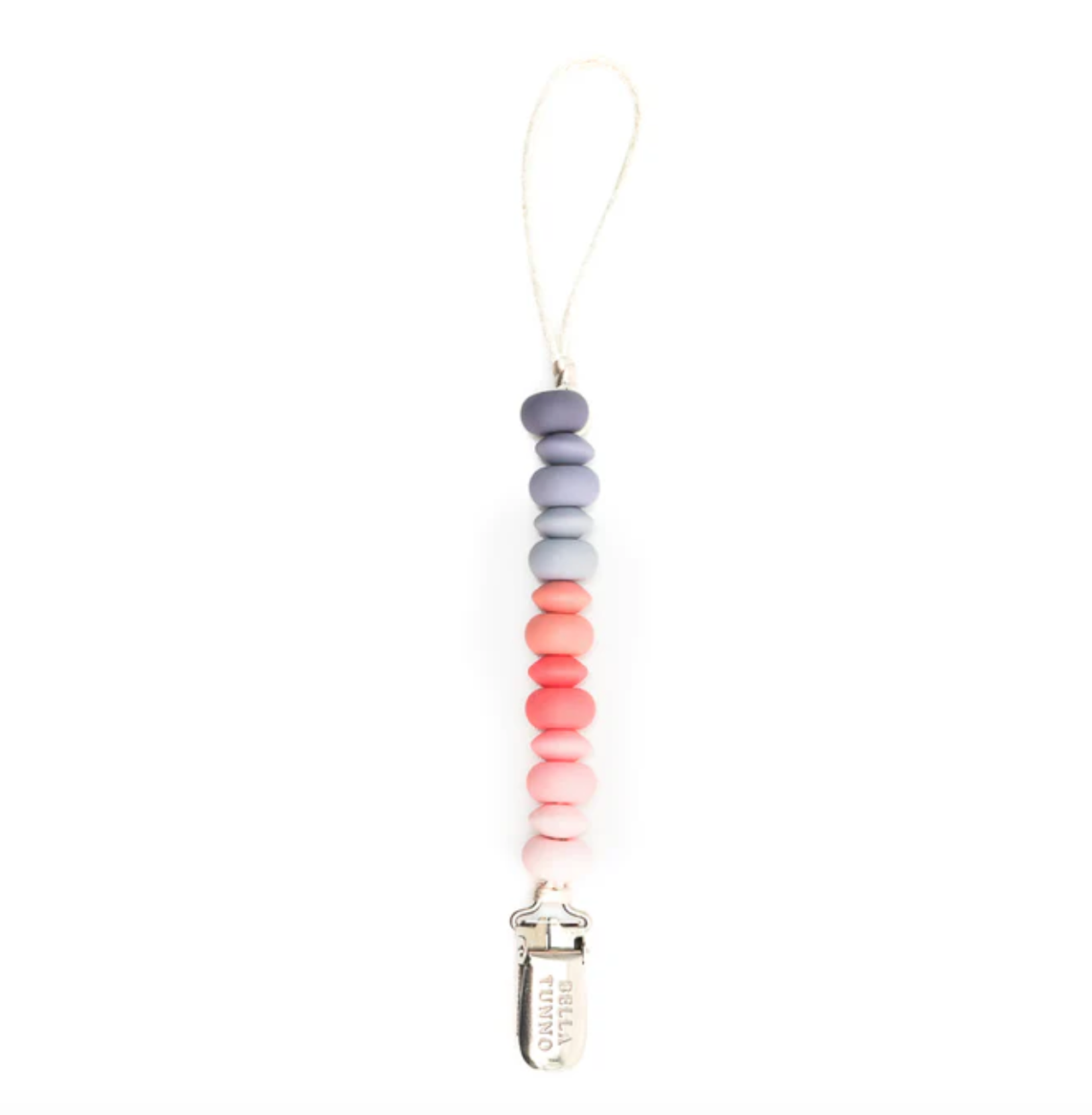Pink Pacifier Clip