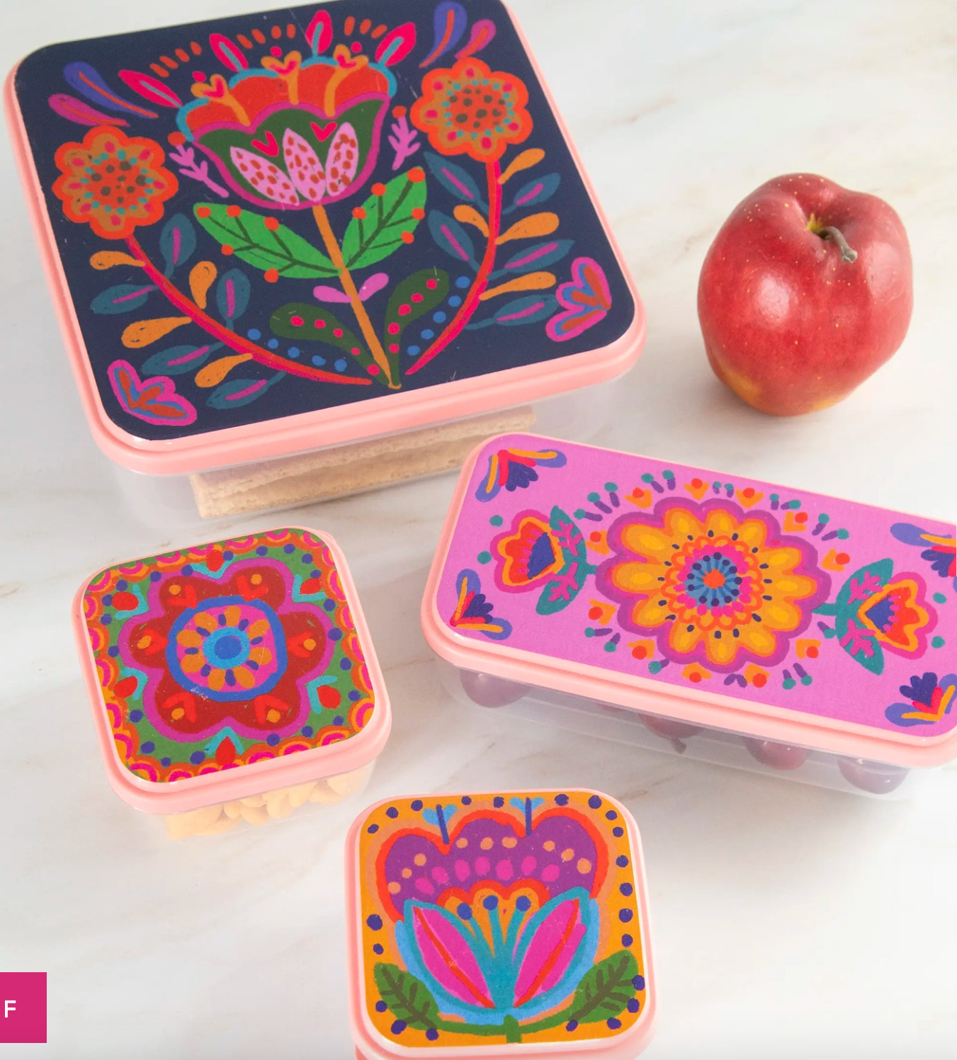 Floral Nesting Containers