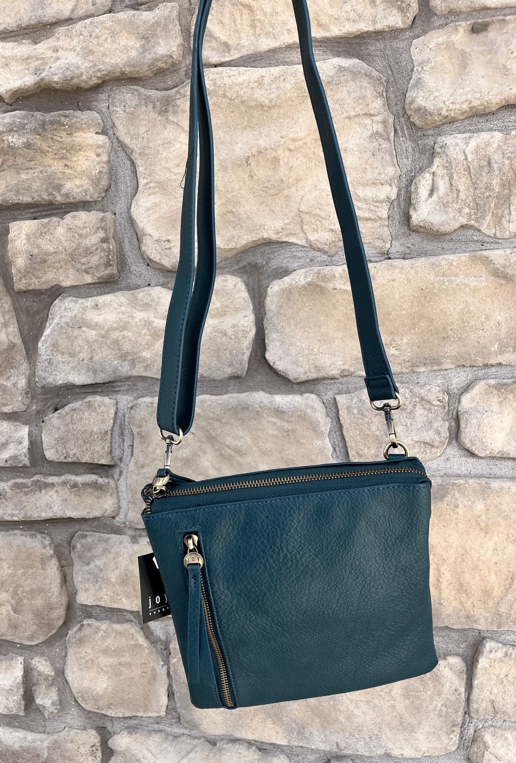 Dawn Dark Cyan Multi Pocket Bag