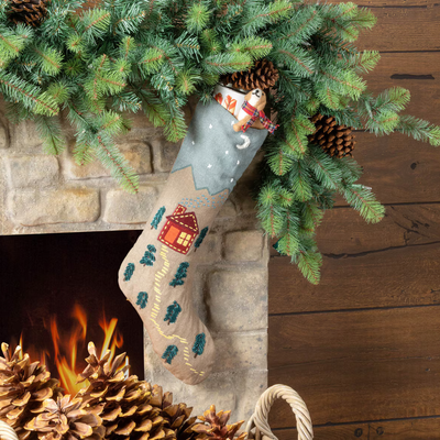 Cozy Cabin Stocking