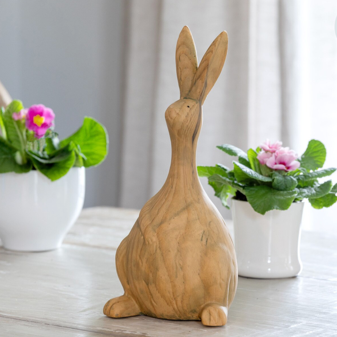 Faux Bois Bunny-Daisy