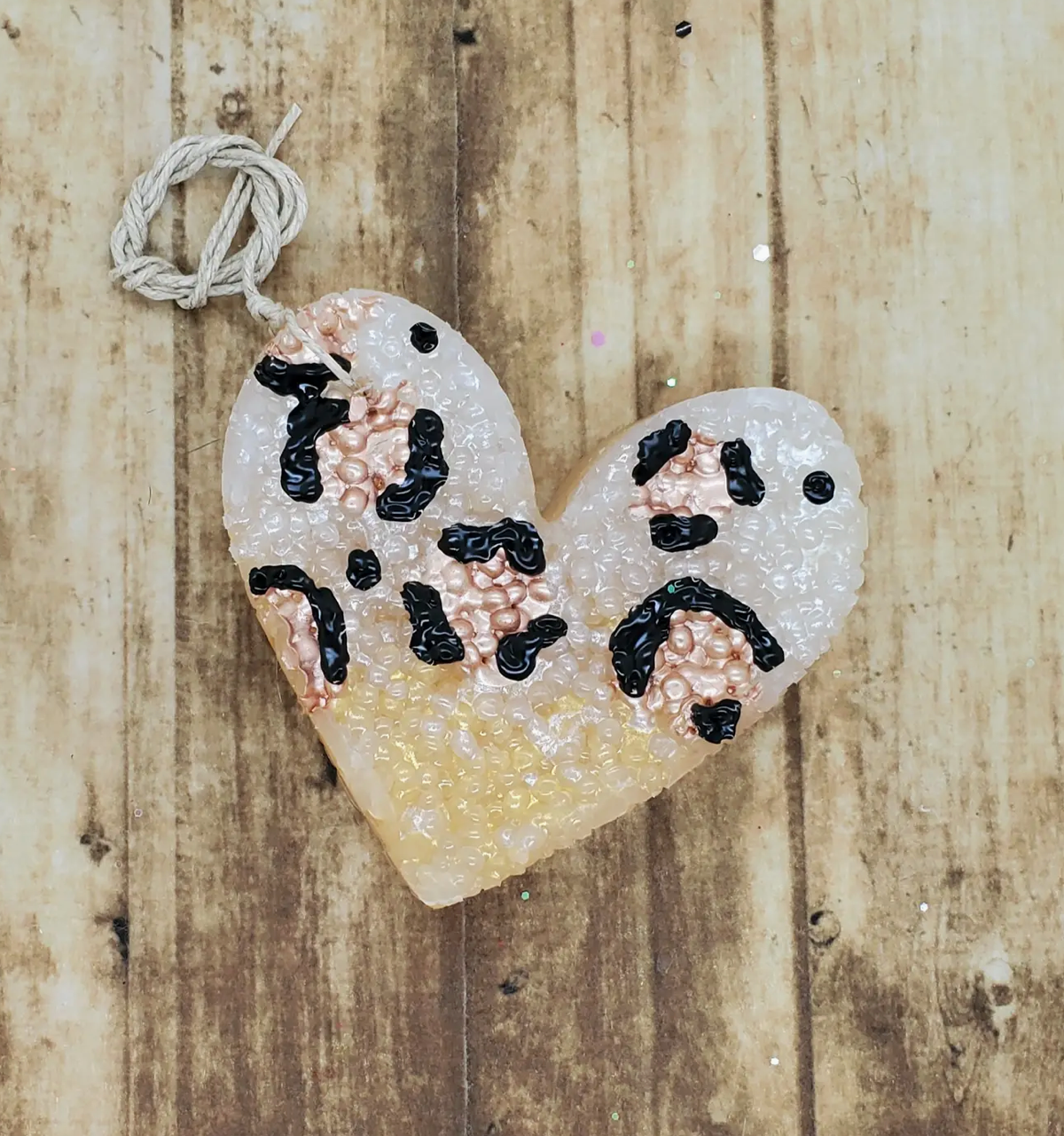 Leopard Heart Freshie