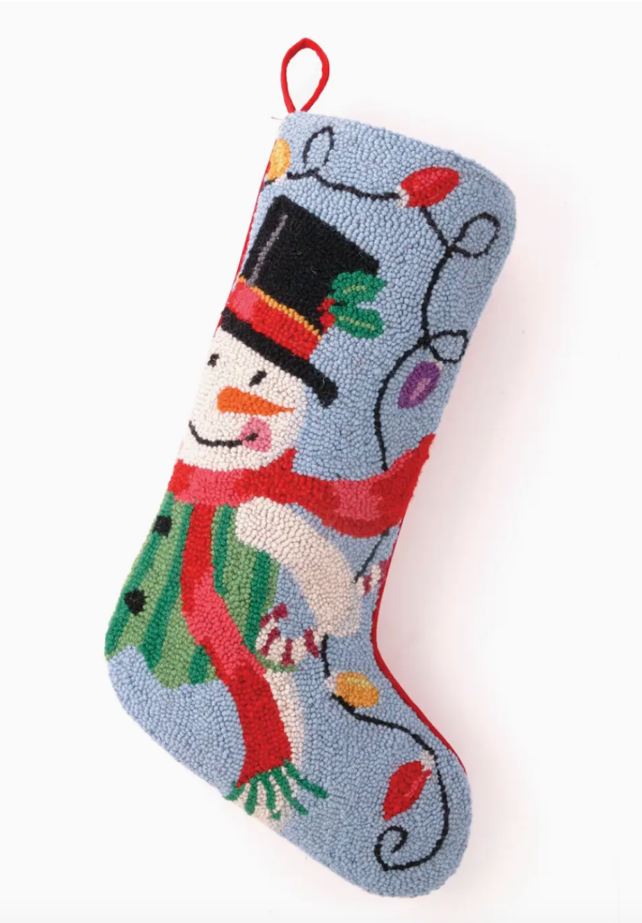 Snowman Hook Stocking