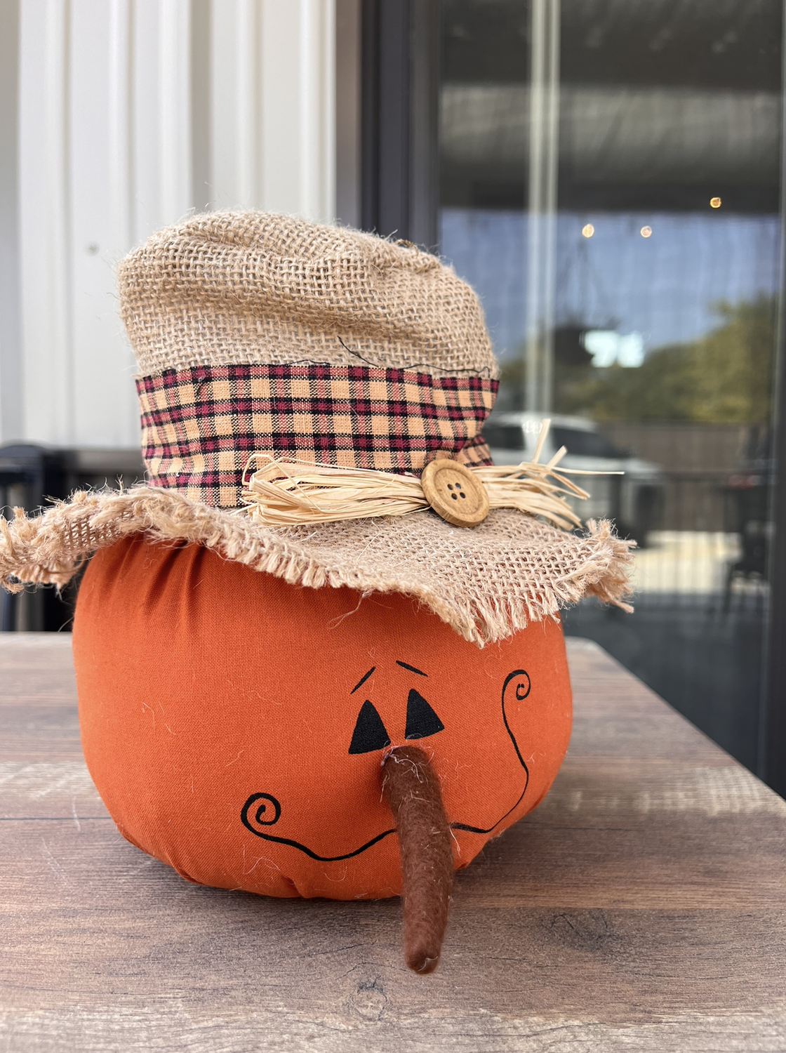 Scarecrow Pumpkin Head