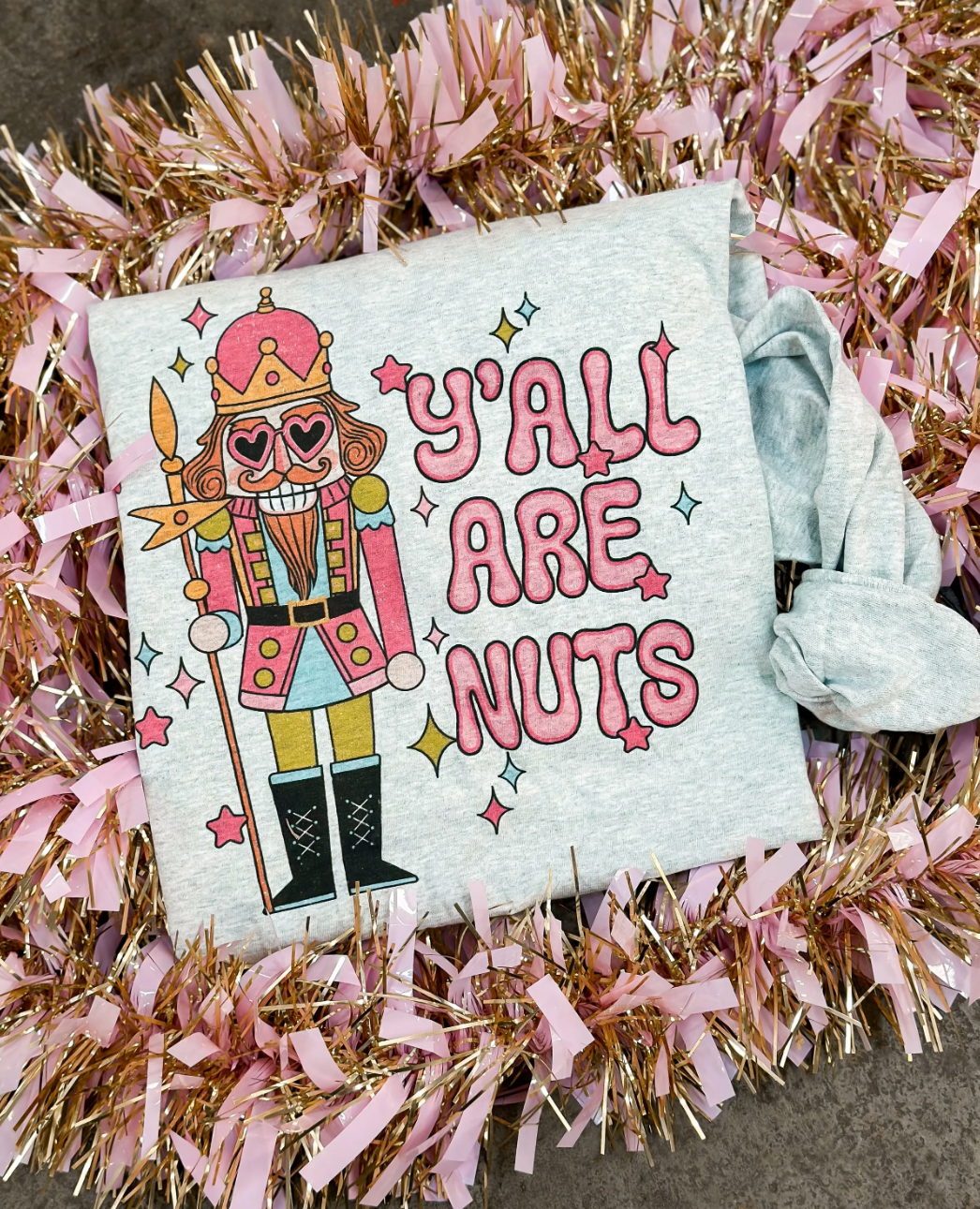 Y&#39;all Are Nuts Shirt- Large