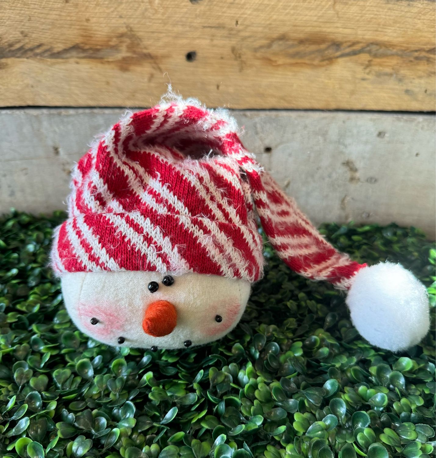 Stocking Cap Frosty Snowman Head