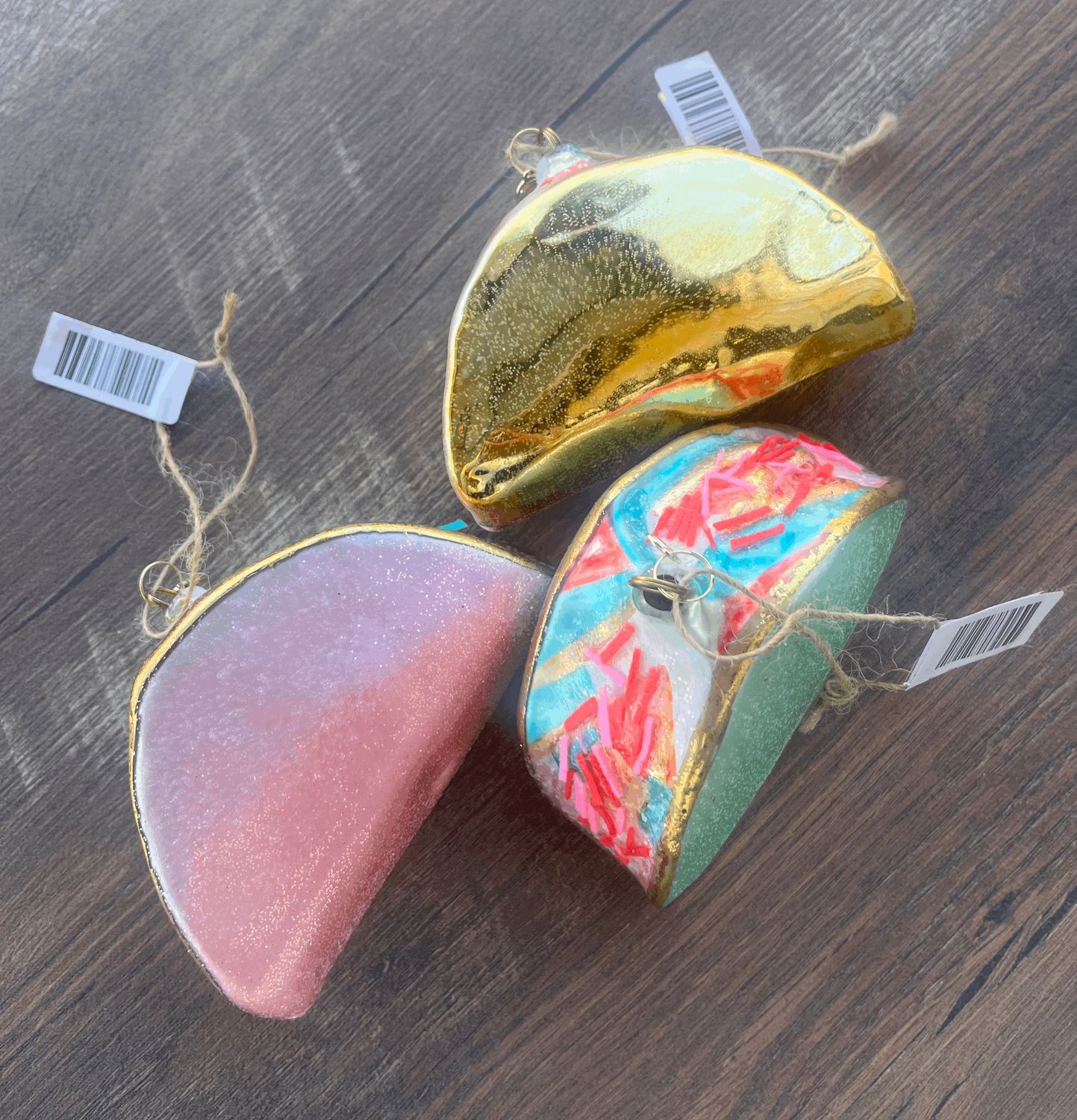 Taco Glass Ornament