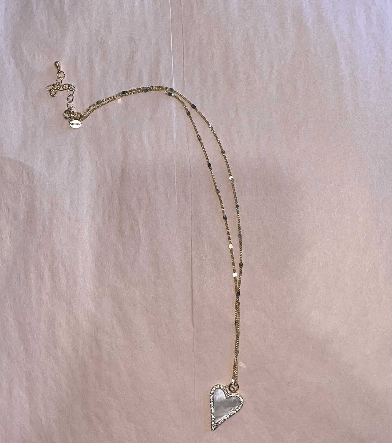 Pearl Heart Necklace
