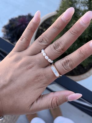 Pearl Flat Ring