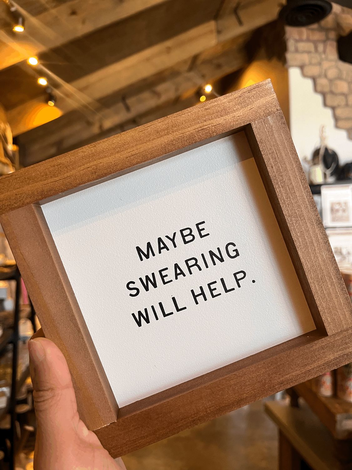 Maybe swearing will help sign