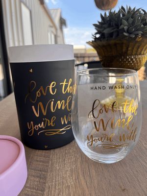 Love the Wine Wine Glass