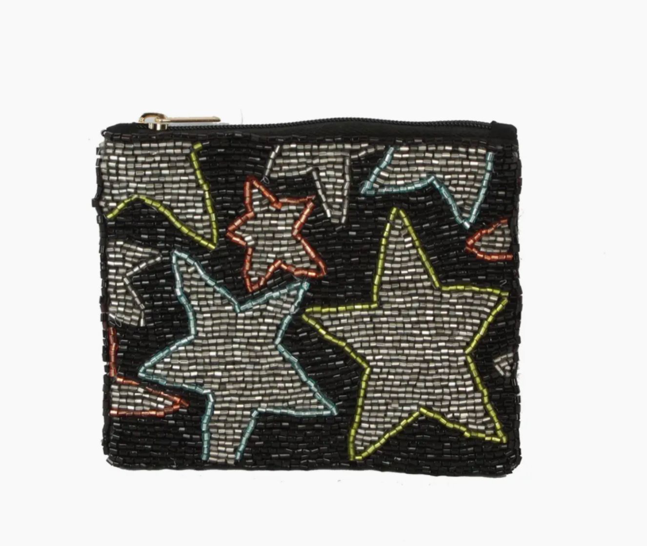 Stars Beaded Purse