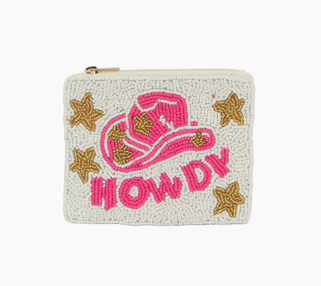 Howdy Beaded Purse
