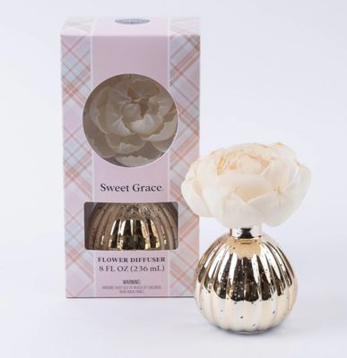 Sweet Grace Flower Diffuser-Gold