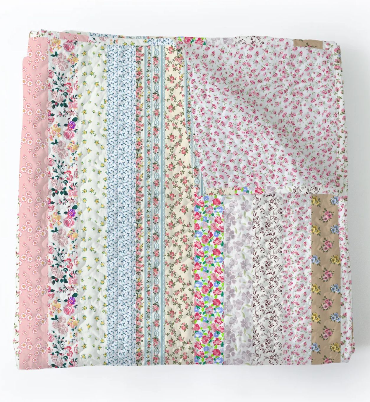 Paige Patchwork Quilted Baby Blanket