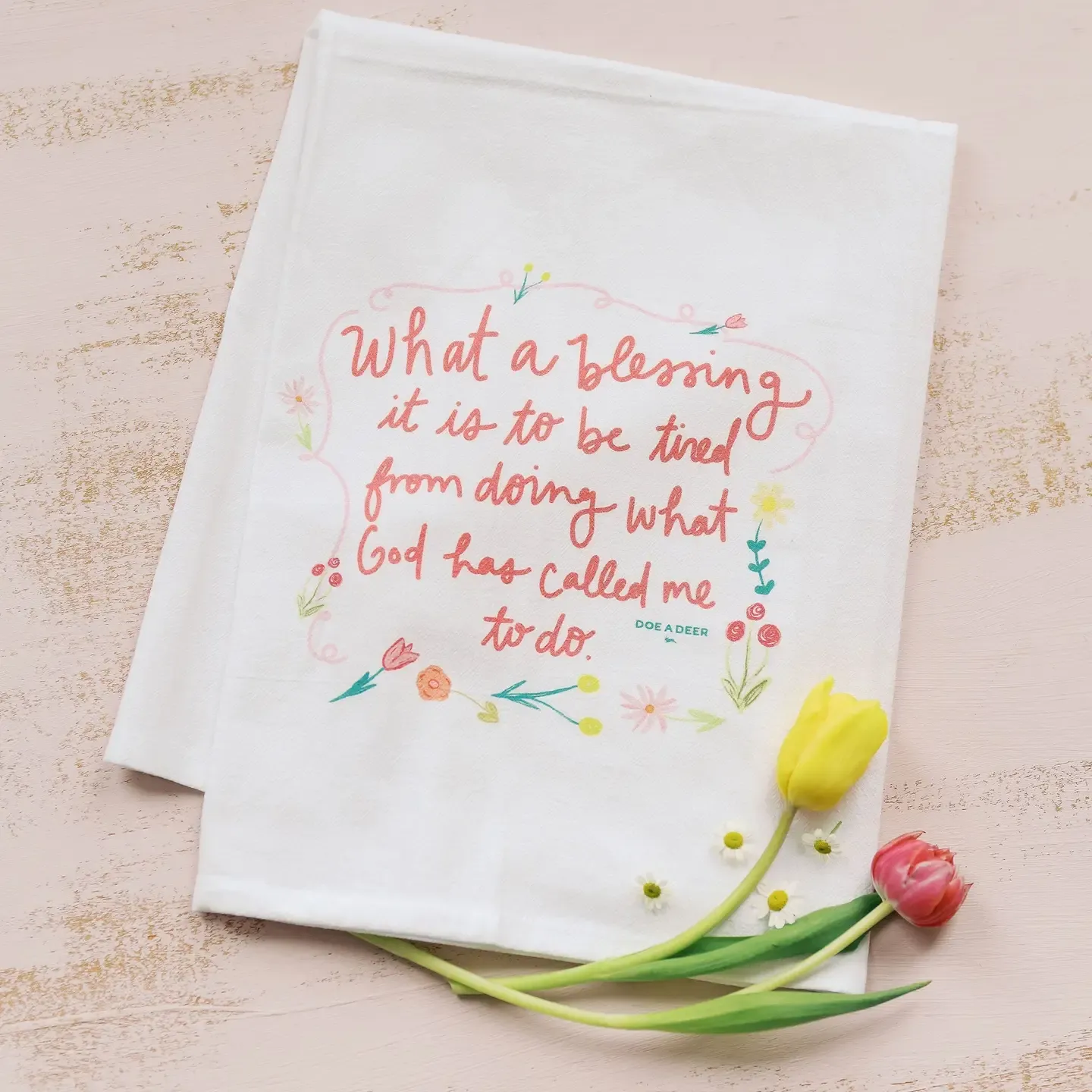 What a blessing flour towel