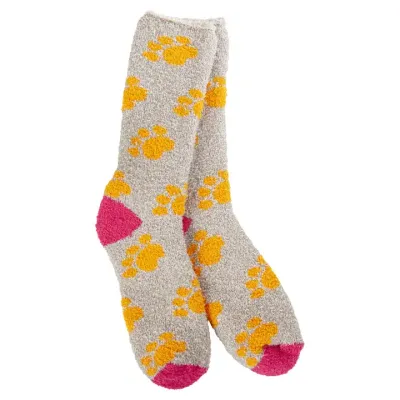 Fuzzy Paw Socks