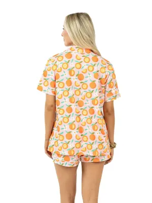 Oranges PJ Short Set-Large