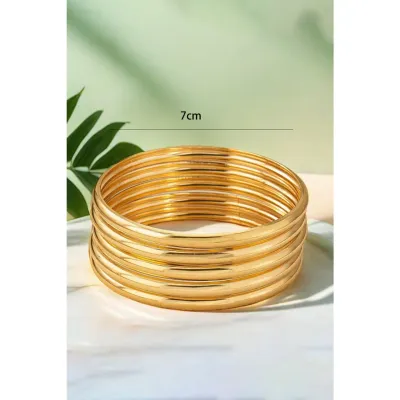 Basic Gold Bracelet Stack