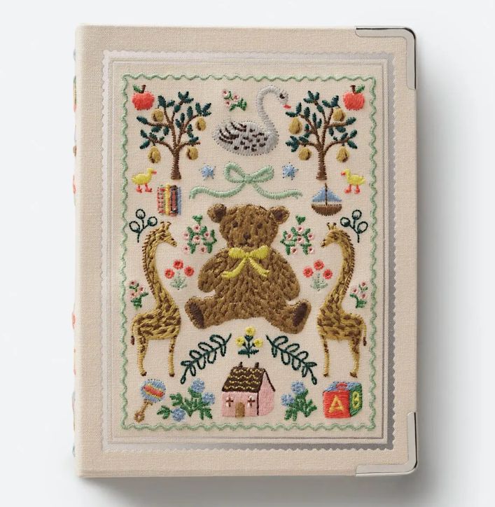 Teddy Bear Embroidered Photo Album