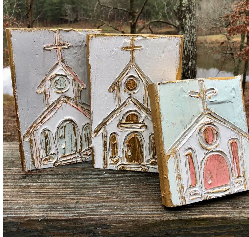 Textured Church Block