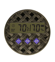 Brigham Digital Hygrometer Round