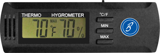 Brigham Digital Hygrometer Slim
