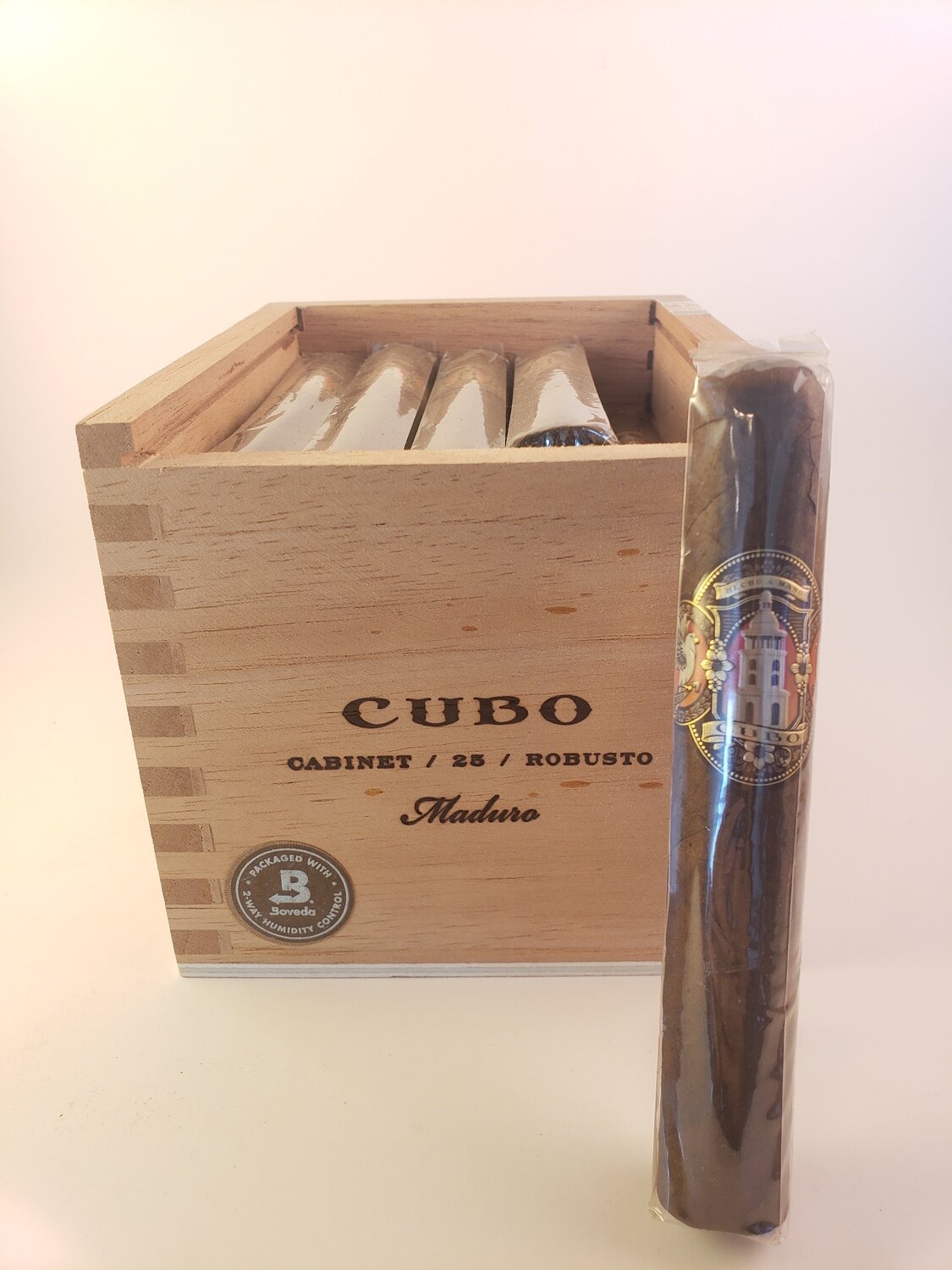 Dapper Cubo Maduro Corona 6 x 42 Single Cigar