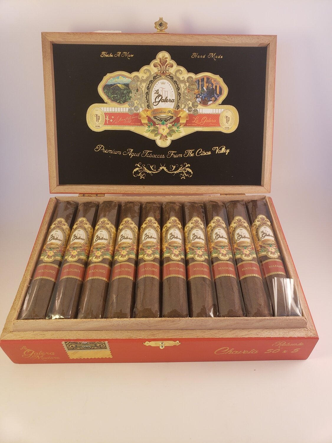 La Galera Maduro Gordo Pilones 6 1/4 x 60 Single Cigar