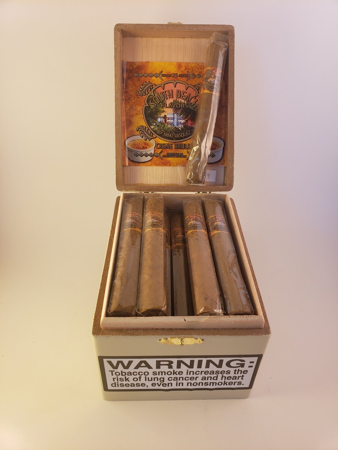 South Beach Flavors CREME BRULEE 5 x 42 Single Cigar