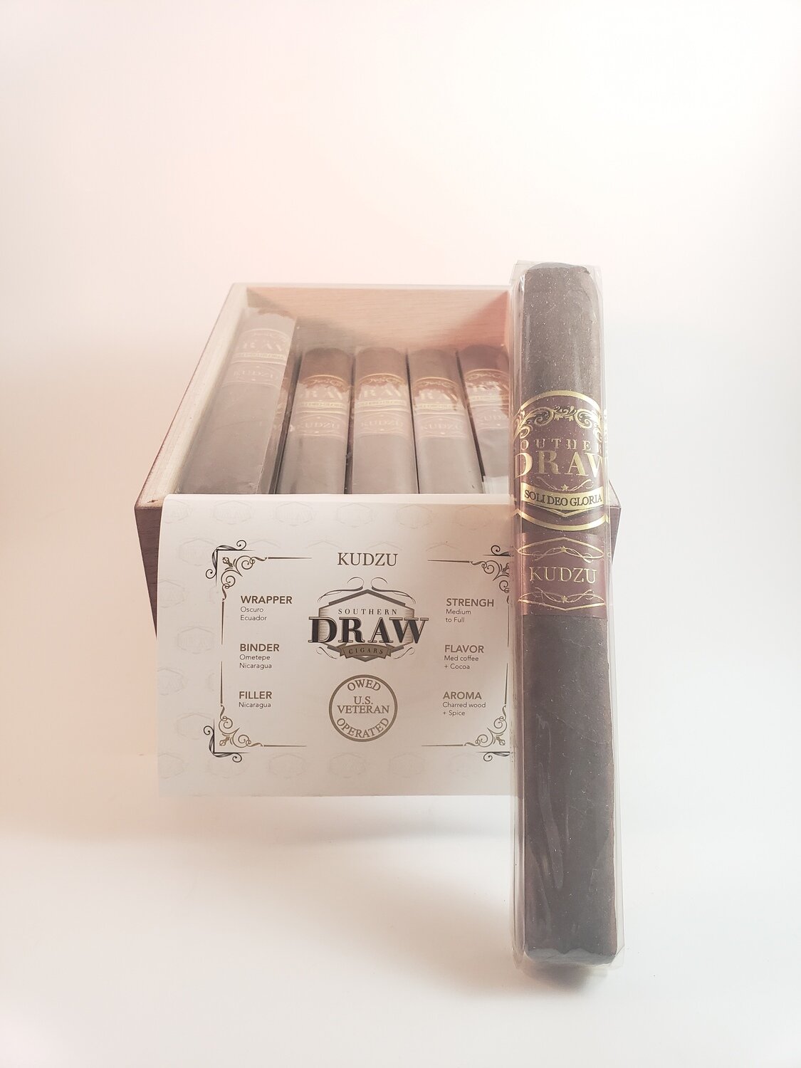 Southern Draw Kudzu Oscuro Toro 6 x 52 Single Cigar