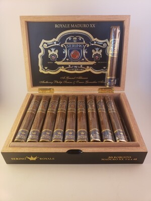 Serino Royale Maduro XX Robusto 5 1/4 x 48 Single Cigar