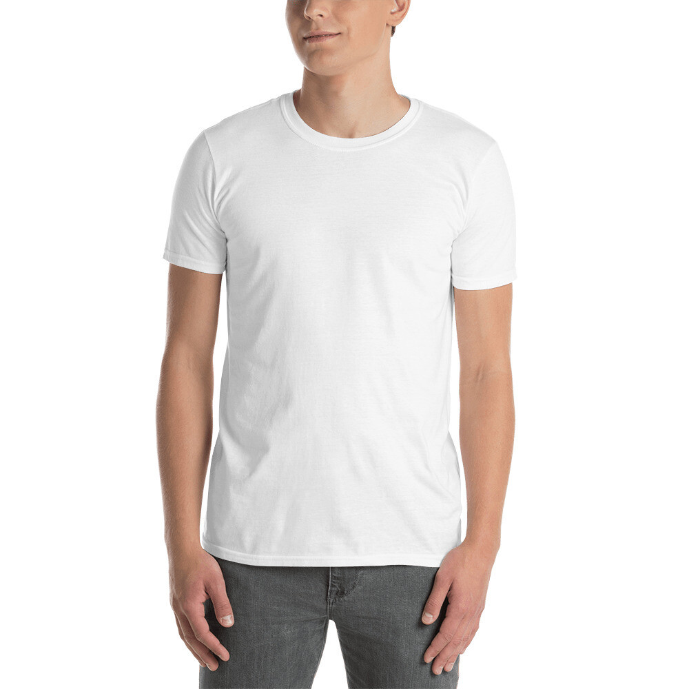 Short-Sleeve Unisex T-Shirt, Color: White, Size: S