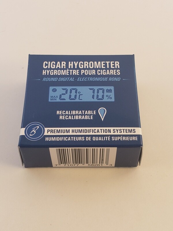Brigham Digital Hygrometer Round