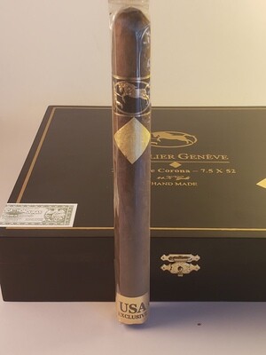 Cavalier Geneve Black Series USA Double Corona 7 1/2 x 52 Single Cigar