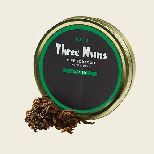 Sutliff Three Nuns Green Pipe Tobacco 1.75 oz Tin