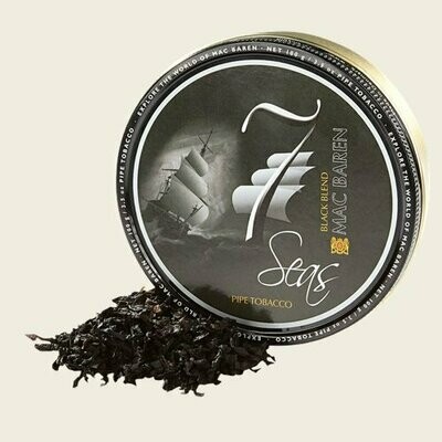Sutliff 7 Seas Black Pipe Tobacco 3.5 oz Tin