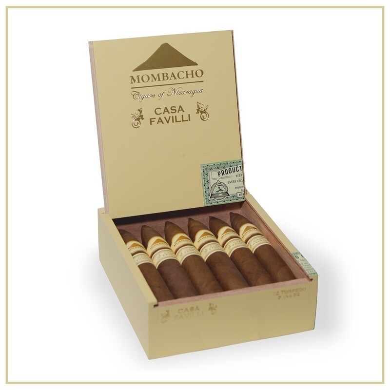 Mombacho Casa Favilli Torpedo 5 1/2 x 52 Single Cigar