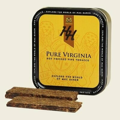 Sutliff Mac Baren HH Pure Virginia Pipe Tobacco 1.75 Oz Tin