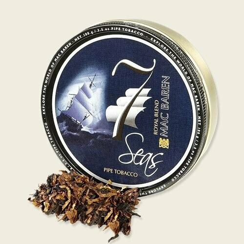Mac Baren 7 Seas Royal Blend Pipe Tobacco 3.5 Oz Tin