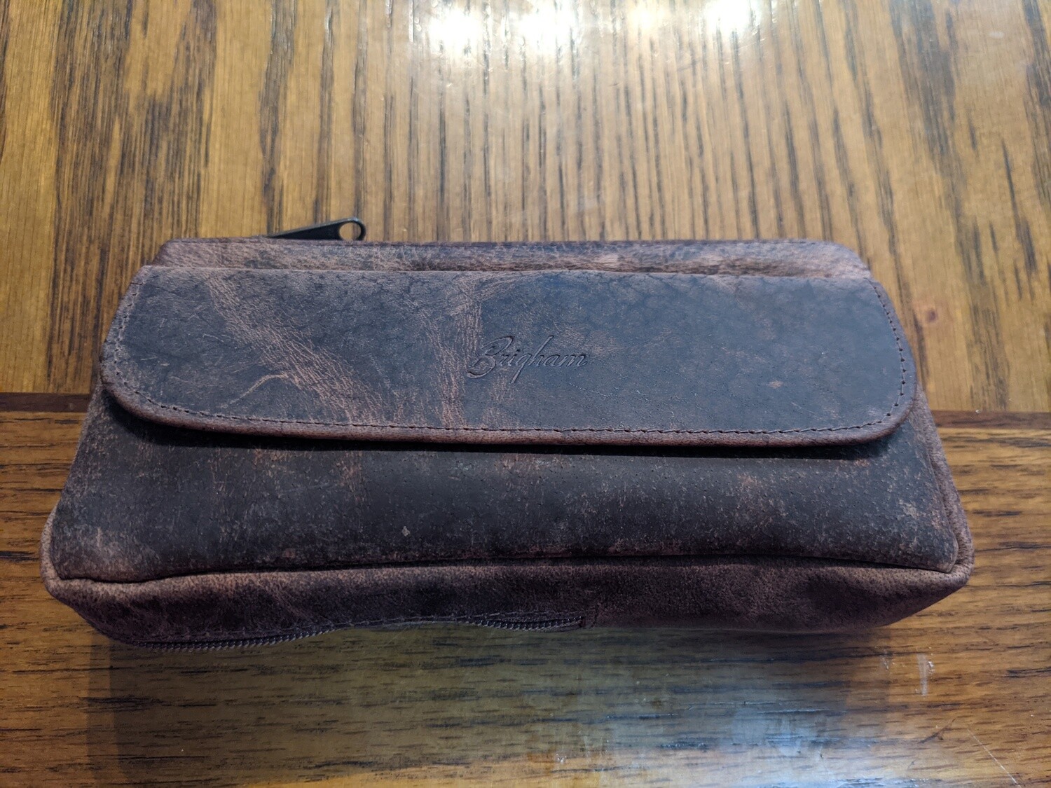 Brigham 1 Pipe Tobacco Case Vintage