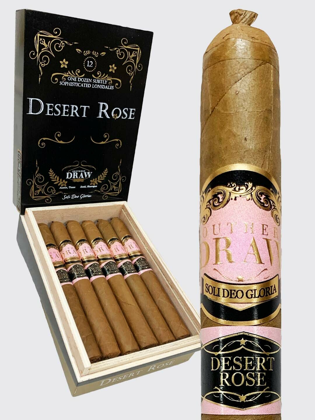 Southern Draw Desert Rose Lonsdale 6 X 44 Single Cigar