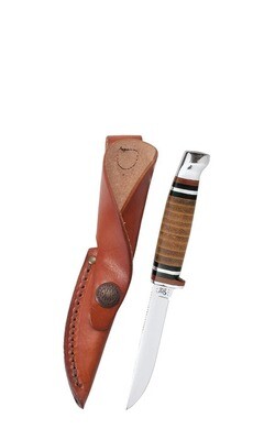 Case Leather Hunter W/sheath (M3FINN SS) No 00379