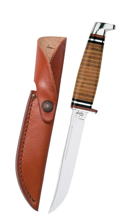 Case Leather Hunter W/Sheath (316-5 SS) No 00381