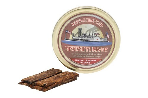 Seattle Pipe Club Mississippi River Special Reserve Flake 2oz tin