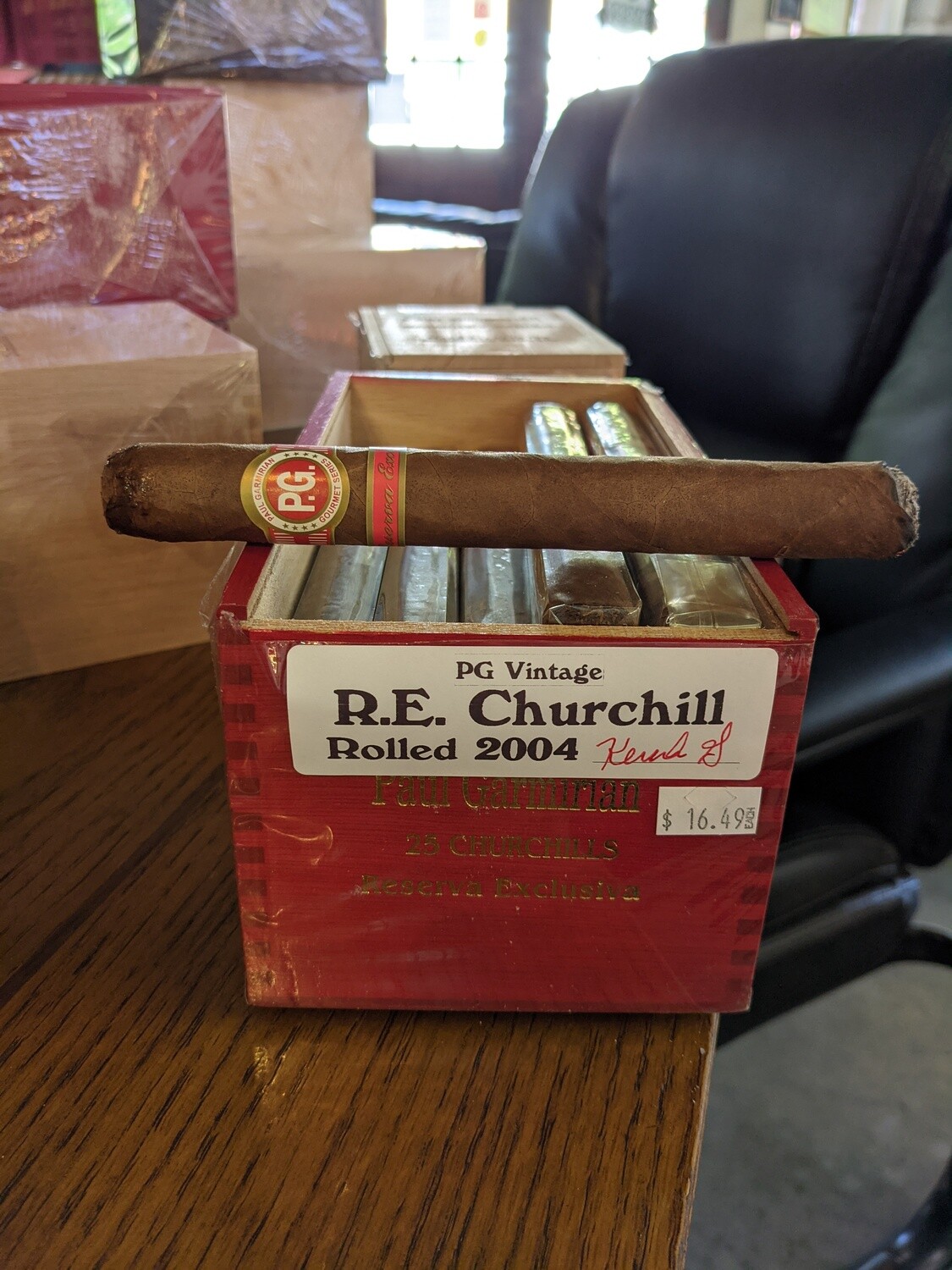 Paul Garmirian Reserva Exclusiva Churchill Vintage 2004 7 x 48 Single Cigar