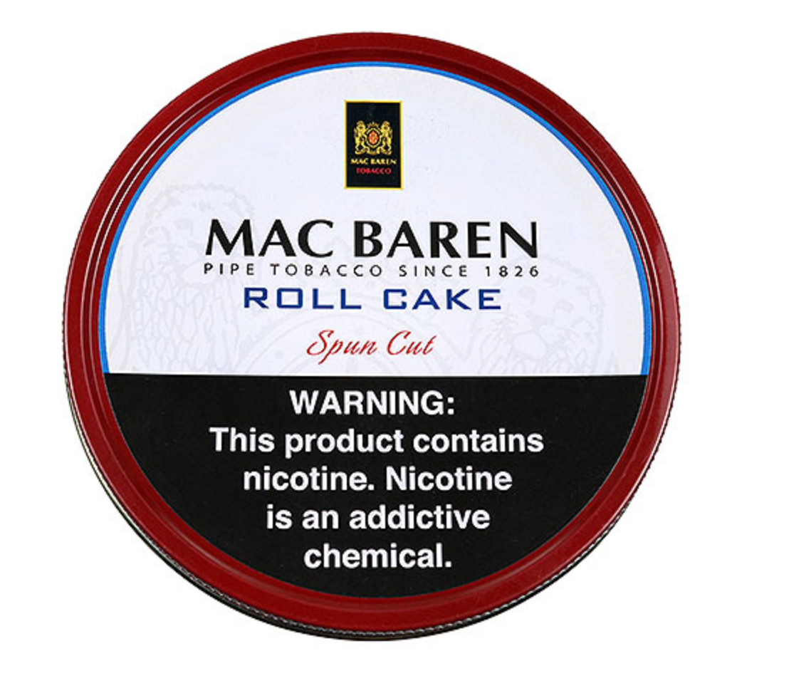 Mac Baren Roll Cake Spun Cut 3.5 Oz